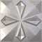 Ekena Millwork 19 5/8in. W x 19 5/8in. H Nikki EnduraWall Decorative 3D Wall Panel Covers 2.67 Sq. Ft. WP20X20NKCST - alternate 1